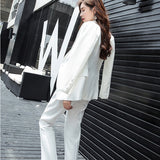 Classic Double Breasted Blazer Pant Suit
