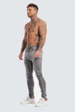 Skinny 'Essential' Jeans - Pewter Grey