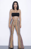 Printed Rompers Womens Two Piece Bodycon Jumpsuits 2019 Summer Long Pants Wide Legs Club Wear Bodysuit Women Jumpsuit 13 colors