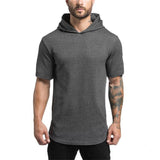 Light-weight Pull Over T-Shirt Fitness Hoodie