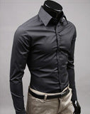 Slim Fit Button Up Dress Shirt - Multi Variant