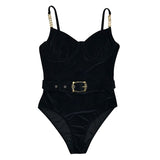 Natasha Belted Push-Up Bathing Suit / Bodysuit