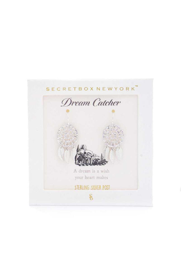 Dream Catcher Gold Dipped Earring