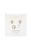 Bee Gold Dipped Earring