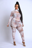 Safety Pin Detailed Cut Out Mesh Set