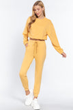 Adjustable Waist French Terry Top
