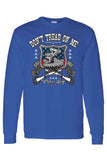 Unisex Long Sleeve Shirt USA Flag Don't Tread on Me Defend Liberty