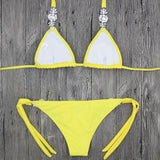 BeDazzled Crystal Two Piece Bikini Set