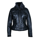 MKL- Women's Motorcycle Vegan Leather Jacket