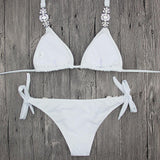 BeDazzled Crystal Two Piece Bikini Set