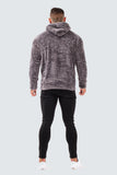 Block Borg Hoodie - Grey