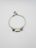 Amethyst Seahorse Stone Bracelet