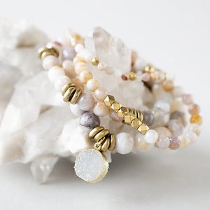 Rainbow Agate Gemstone Bracelets