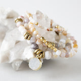 Rainbow Agate Gemstone Bracelets