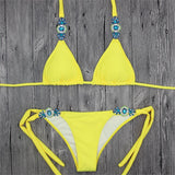 BeDazzled Crystal Two Piece Bikini Set