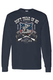 Unisex Long Sleeve Shirt USA Flag Don't Tread on Me Defend Liberty