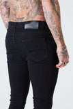 Ripped & Repaired Spray on Jeans - Black