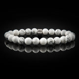 Howlite & Silver Bracelet