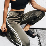 Satin Harem Jogger Lounge Pants